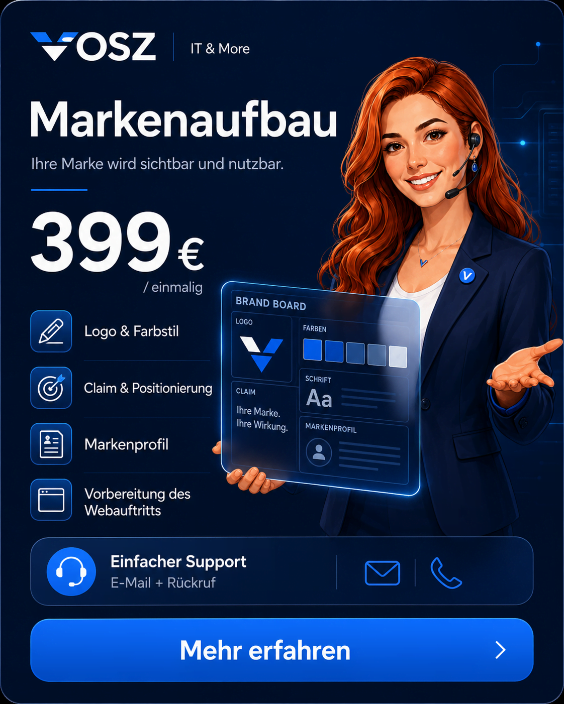 Markenaufbau von VOSZ IT & More
