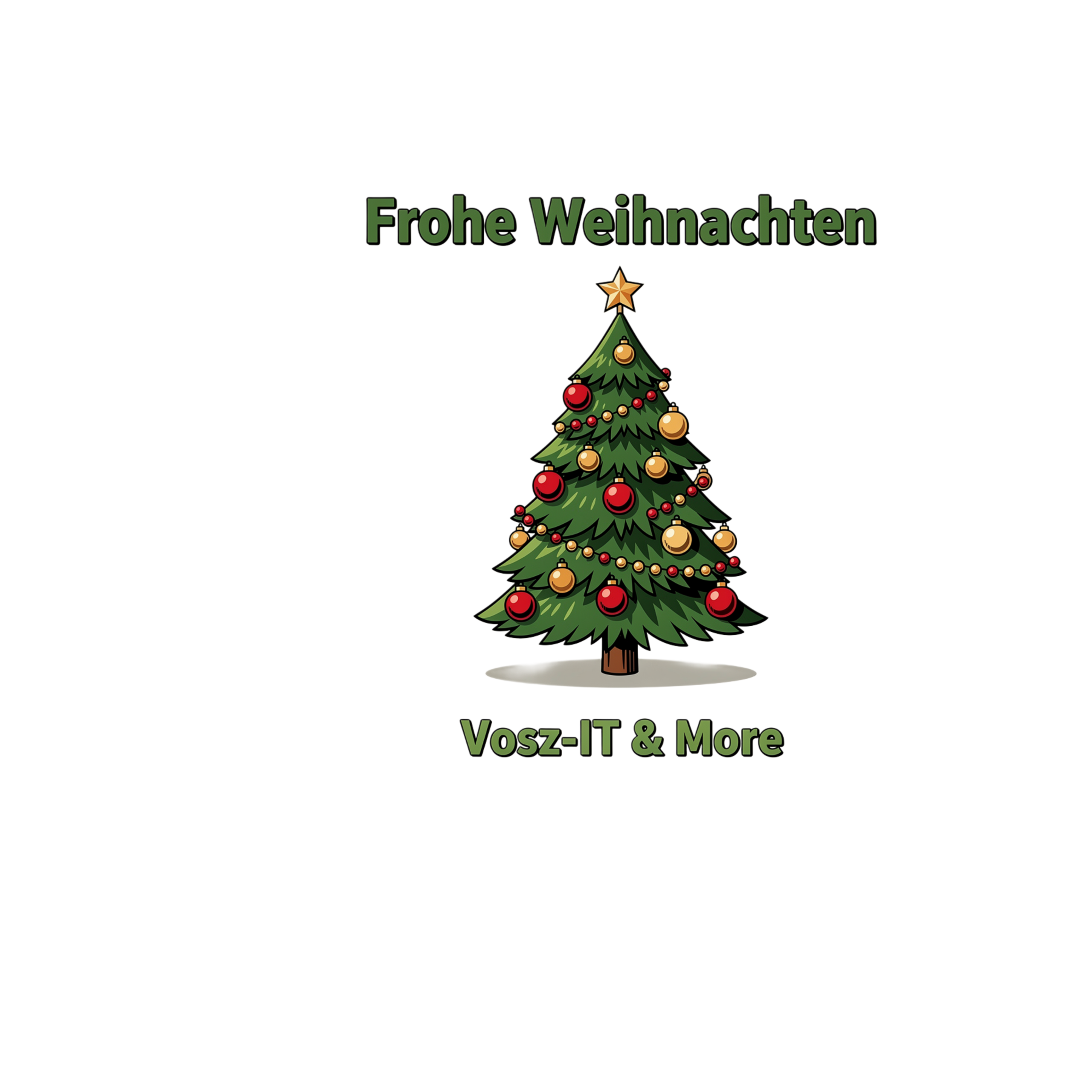 Weihnachtsmotiv – Tannenbaum